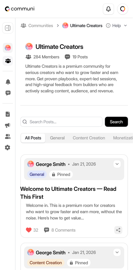 Communi V3 Community